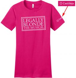 Juniors The Concert Tee, Dark Fuchsia